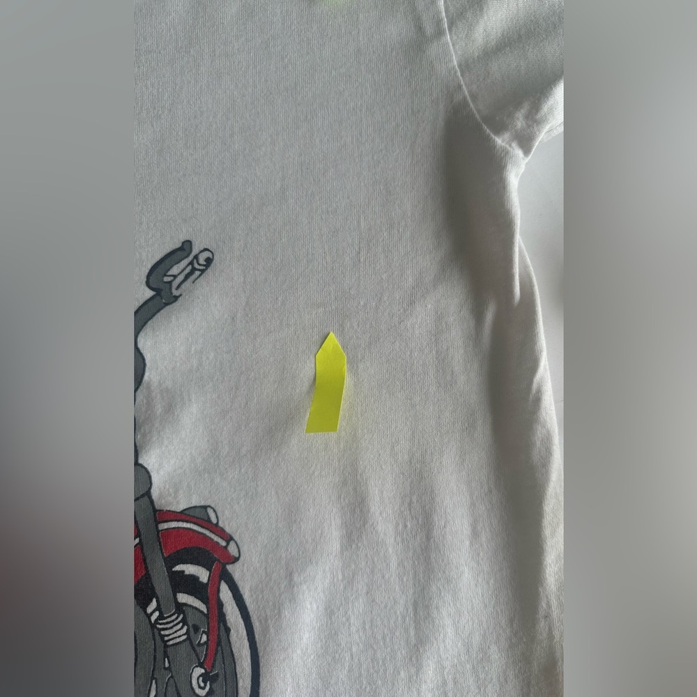 Vintage-Style Fruit of the Loom Best Betty Boop Motorcycle Graphic T-shirt - Picture 12 of 13